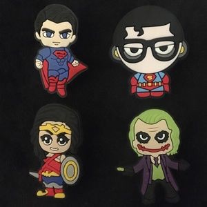 Super Hero Crocs Charm Bundle - Set of 4